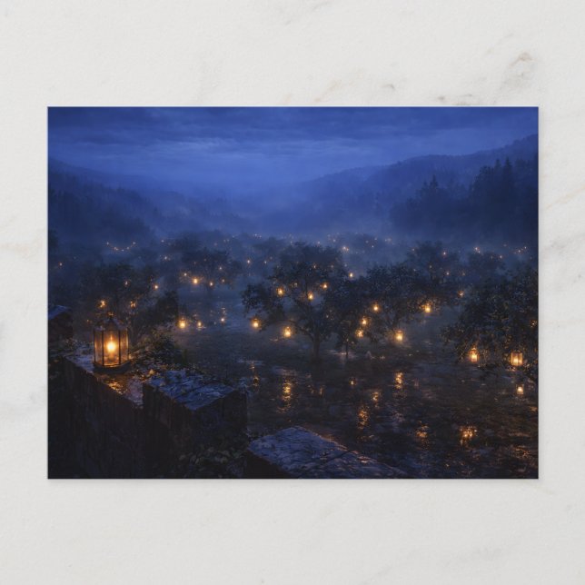Lyktskog By Lantern Postkort Vykort (Framsida)