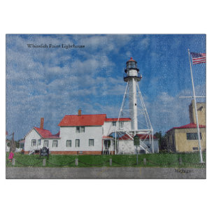 Lykttavla för whitefish Point