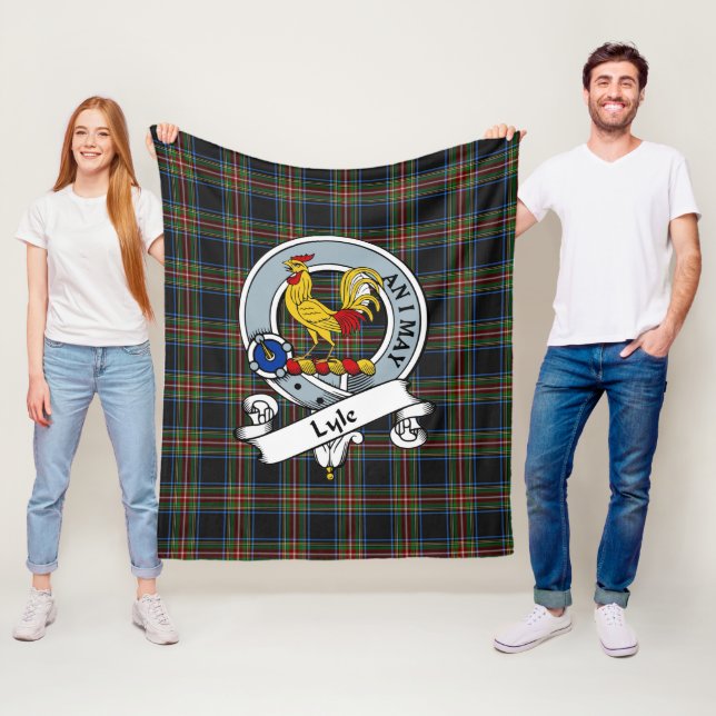Lyle Clansköld Tartan Rutmönster Fleecefilt (På plats)