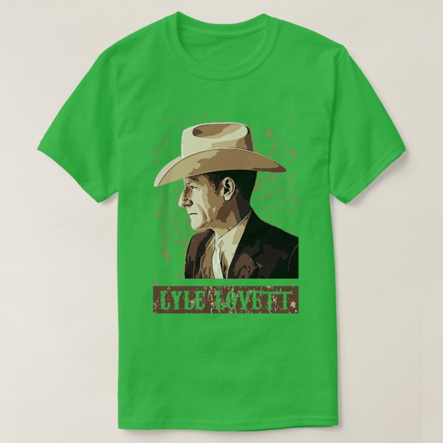 Lyle Lovett T Shirt (Design framsida)
