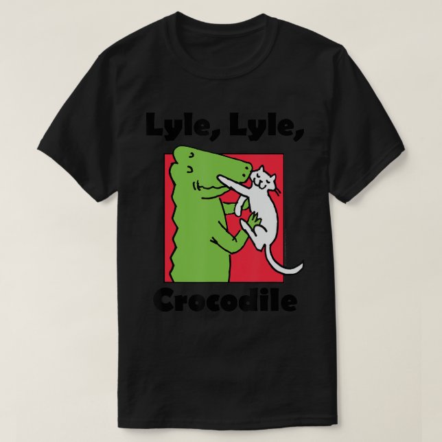 Lyle, Lyle, Crokodile Lyle Sees a Cat T-Shirt (Design framsida)