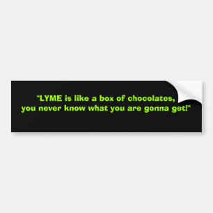 Lyme är något liknande per boxas av choklader bildekal