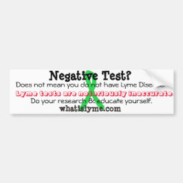 Lyme Awareness Bumper Sticker Bildekal