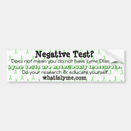 Lyme Awareness Bumper Sticker Bildekal