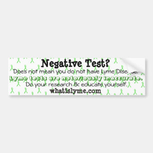 Lyme Awareness Bumper Sticker Bildekal
