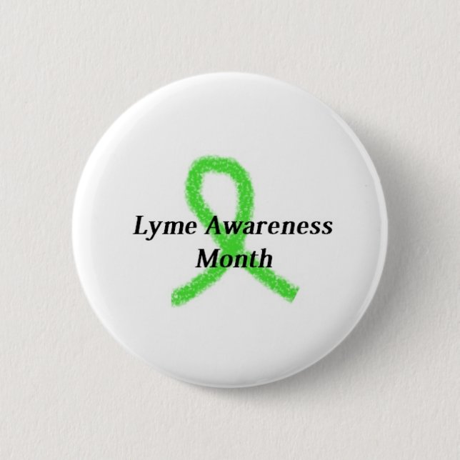 Lyme Awarenress Month Pin Knapp (Framsida)