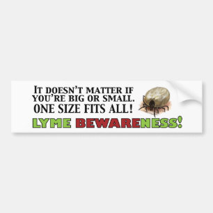 Lyme Bewareness! Bildekal