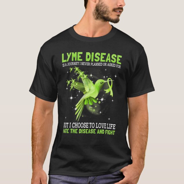 Lyme Disease är en resa som jag aldrig har planera T Shirt (Framsida)
