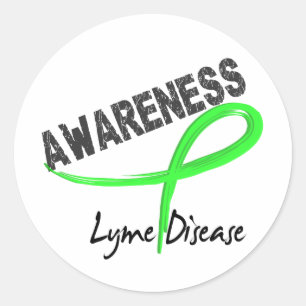 Lyme Disease Awareness 3 Runt Klistermärke