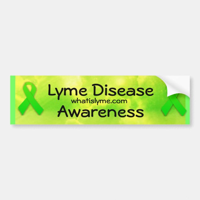 Lyme Disease Awareness Bildekal (Framsidan)