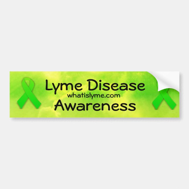 Lyme Disease Awareness Bildekal (Framsidan)
