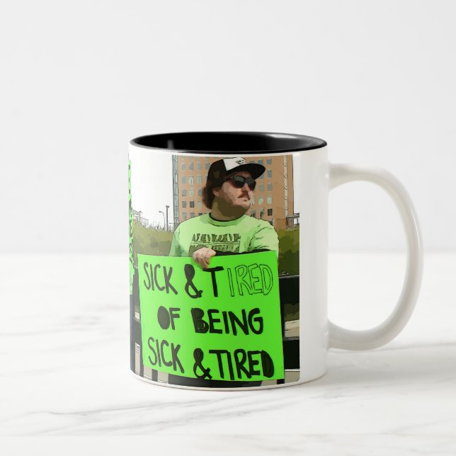 Lyme Disease Awareness Coffee Mugg (Höger)