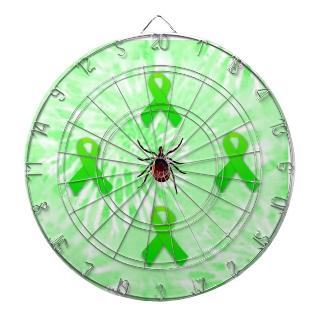 Lyme Disease Awareness Dart Board Piltavla (Framsidan)