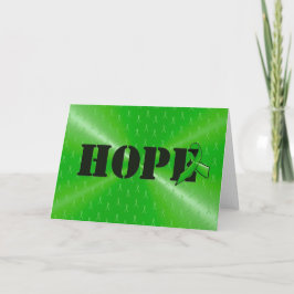 Lyme Disease Awareness"Hope" Card Kort
