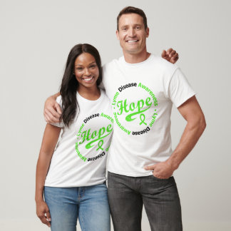 Lyme Disease Awareness Hope Circular v2 T Shirt