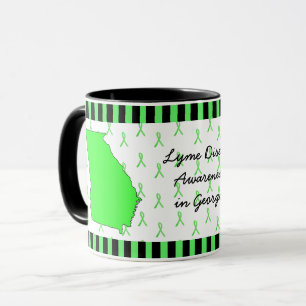 Lyme Disease Awareness in Georgia Coffee Mugg