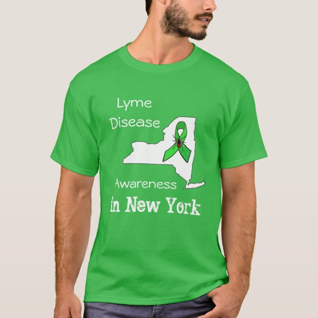 Lyme Disease Awareness in New York Shirt T (Framsida)