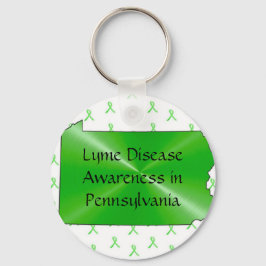 Lyme Disease Awareness in Pennsylvania Keychain Nyckelring