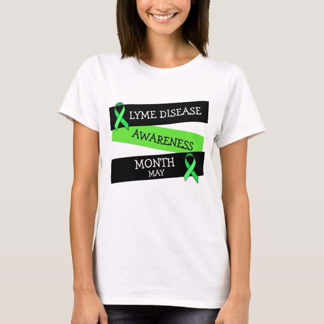 Lyme Disease Awareness Month Ribbon Shirt T (Framsida)