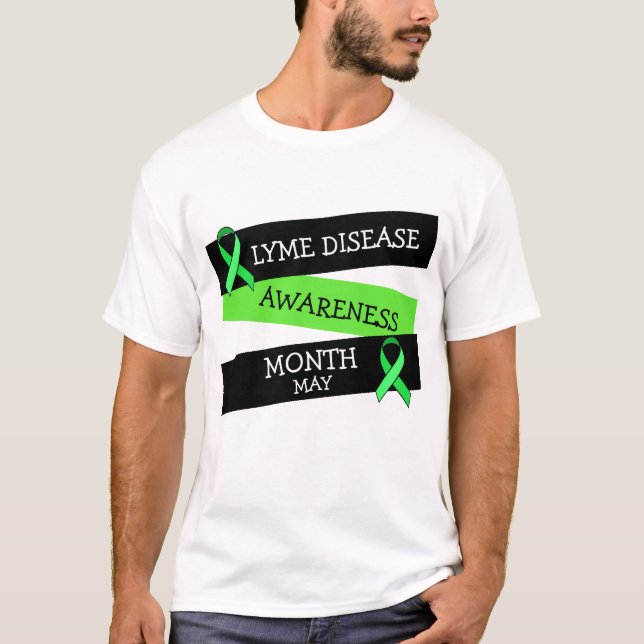 Lyme Disease Awareness Month Ribbon Shirt T Shirt (Framsida)