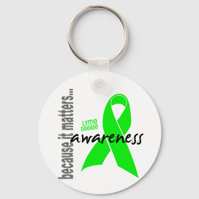 Lyme Disease Awareness Nyckelring (Framsida)