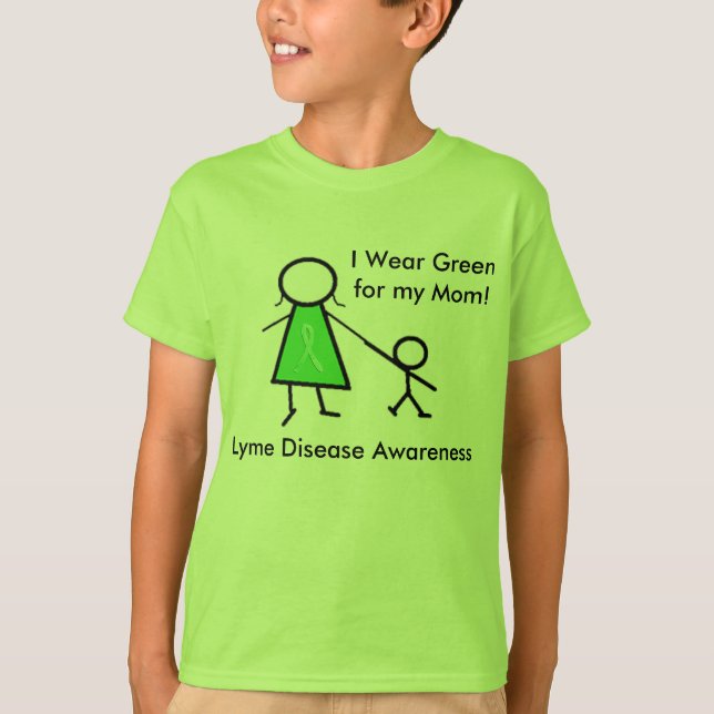 Lyme Disease Awareness Shirt för barn Tee (Framsida)
