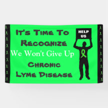 Lyme Disease Awareness Vi Wont Ge Up Banner