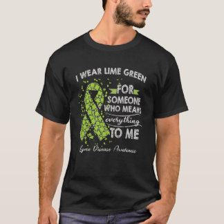 Lyme Disease Awareness Warrior Support Survivor  T Shirt