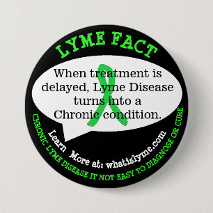 Lyme Disease Fact Buttons for Awareness Events Knapp
