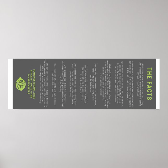 Lyme disease Facts Poster (Framsidan)