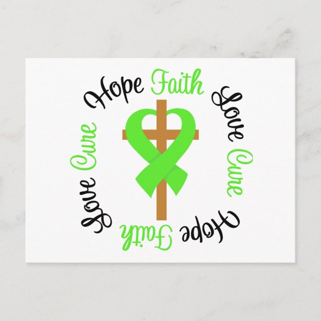 Lyme Disease Faith Kärlek Prayer Kor Vykort (Framsida)