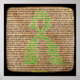 Lyme Disease Feelings Poster, nekas, ignoreras Poster