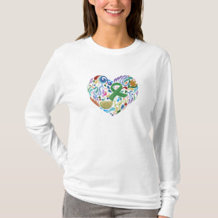 Lyme Disease Heart Awareness Långärmad shirt T