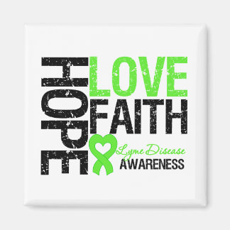 Lyme Disease Hope Kärlek Faith Magnet