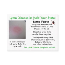 Lyme Disease in ditt statliga informationskort