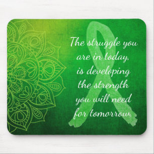 Lyme Disease Inspirational Quote Mouse Pad Musmatta
