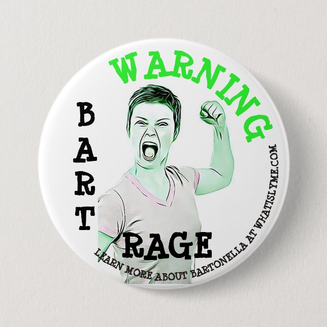 Lyme Disease, knappen "Bart Rage" Knapp (Framsida)