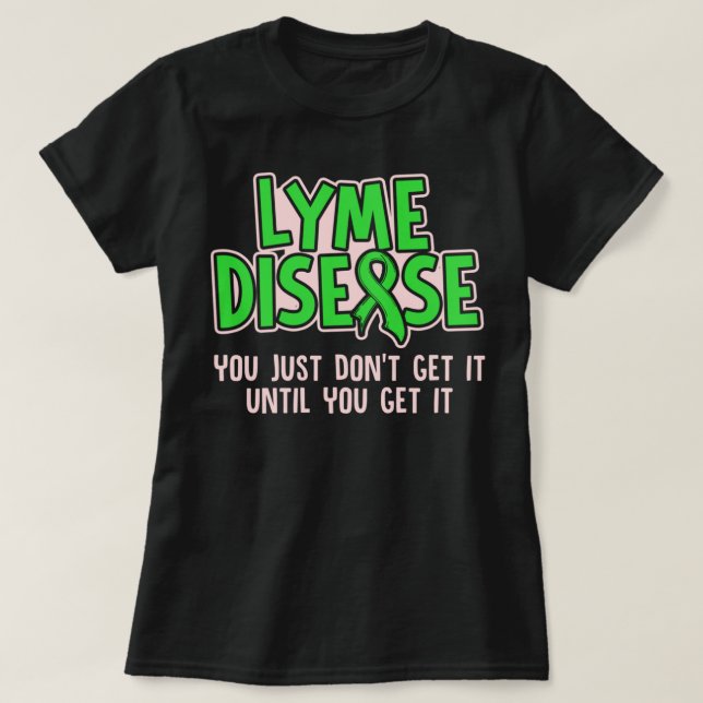 Lyme Disease Survivor Infect Warrior Awareness Swe T Shirt (Design framsida)