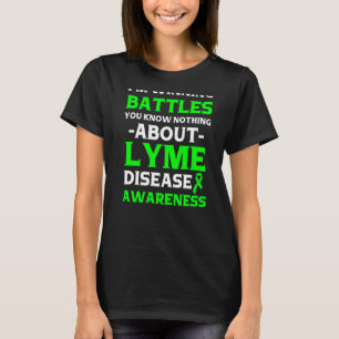 Lyme Disease Survivor Warrior Awareness 12 T Shirt