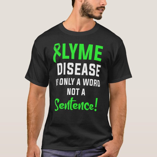 Lyme Disease Survivor Warrior Awareness 16 T Shirt (Framsida)