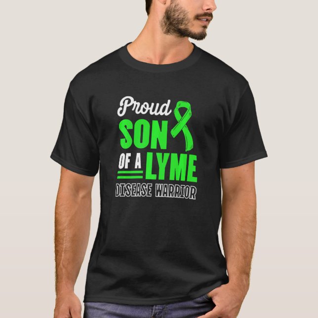 Lyme Disease Survivor Warrior Awareness 21 T Shirt (Framsida)
