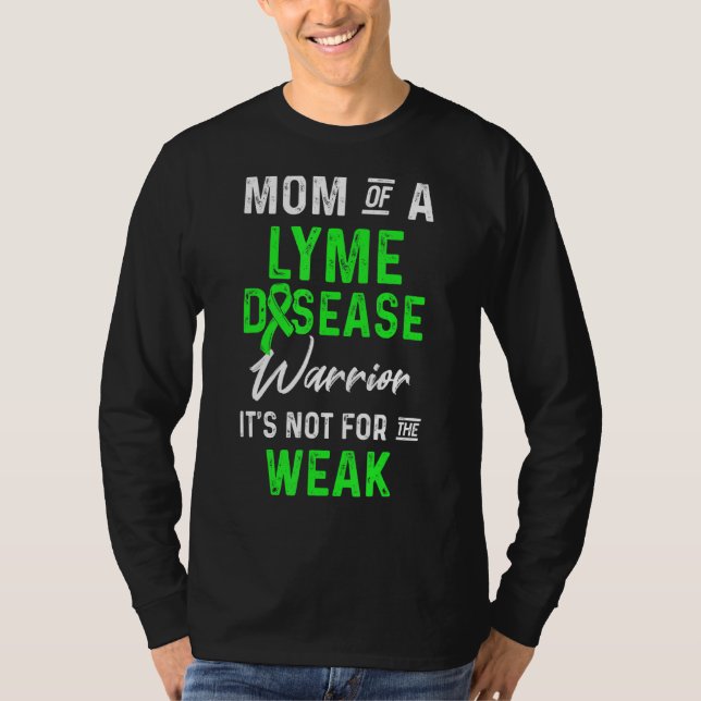 Lyme Disease Survivor Warrior Awareness 42 T Shirt (Framsida)