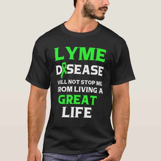 Lyme Disease Survivor Warrior Awareness 67 T Shirt (Framsida)