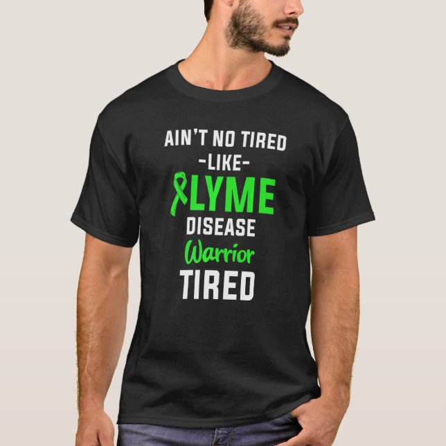 Lyme Disease Survivor Warrior Awareness 9 T Shirt (Framsida)