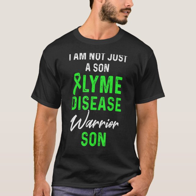 Lyme Disease Survivor Warrior Awareness T Shirt (Framsida)