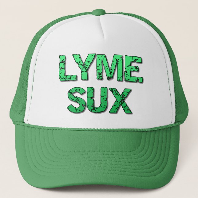 Lyme Disease Sux Basebollmössa Truckerkeps (Framsida)