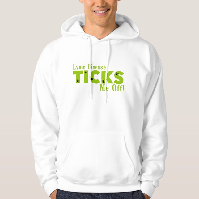 Lyme Disease Ticks mig av Hoodie (Framsida)