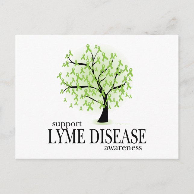 Lyme Disease Träd Vykort (Framsida)