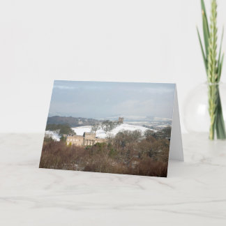 Lyme Hall och Cage Winter Tack Kort