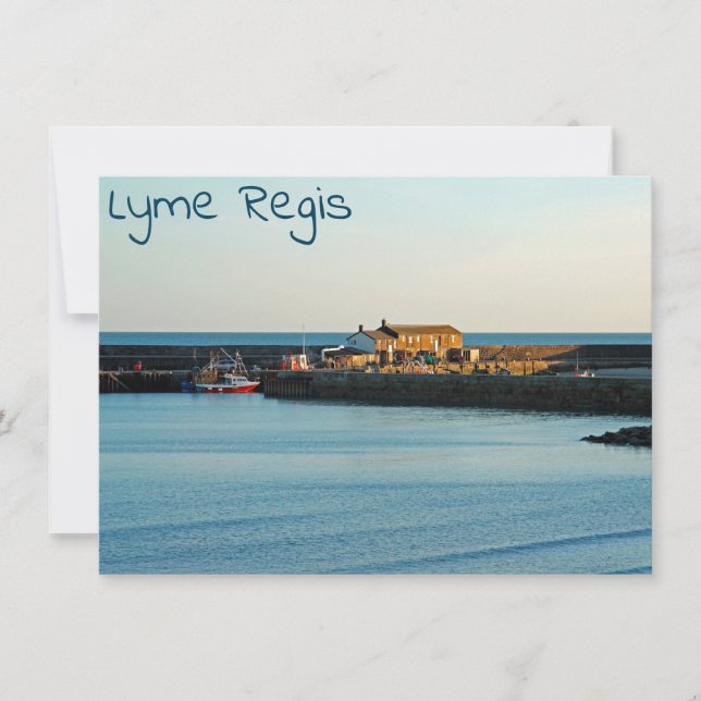 Lyme Regis Cobb kort (Framsida)
